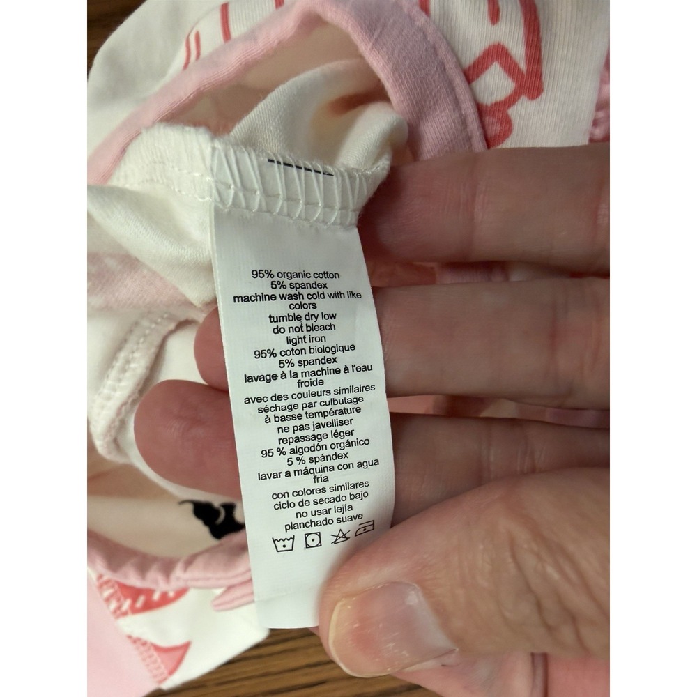 3-6m Monica + Andy Organic Cotton Pink Cupcakes - Picture 5 of 6